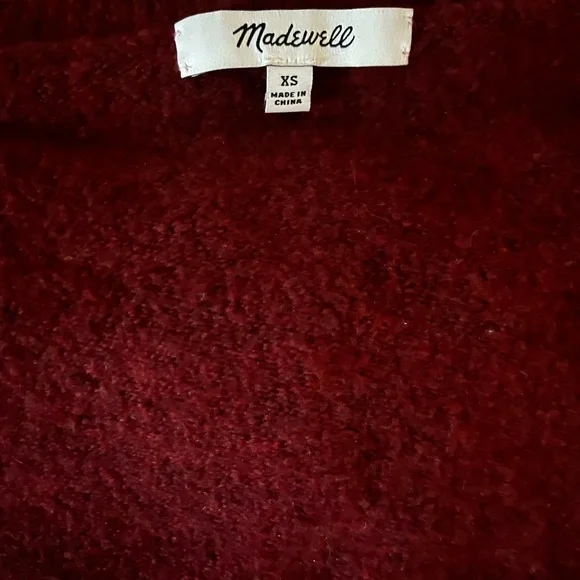 Madewell Criss Cross Wool Blend Sweater - Picture 5 of 5